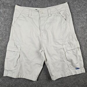 L2 Khaki 2001 Cargo Shorts Mens 31 Beige Civilian Issue Cotton Skater Cargo Y2k